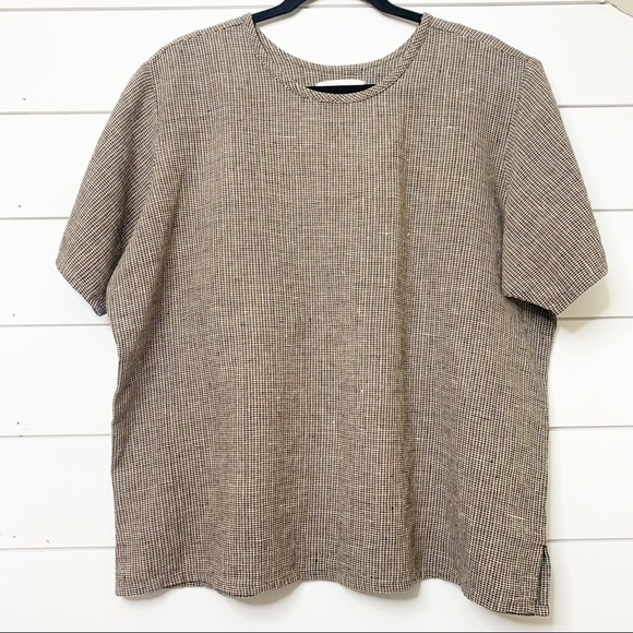 FLAX boxy linen shirt size S - Picture 9 of 10